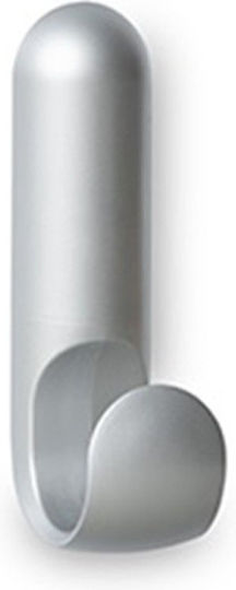 Inofix Single Wall-Mounted Bathroom Hook ​11.1x3.1cm Silver