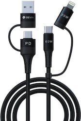 Devia USB to Lightning / Type-C Cable 1.5m