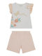 Kids' Set with Shorts Summer 2pcs White