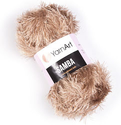 Прежда Yarn Art Samba 100g Цвят 3276 Бежово Каф...