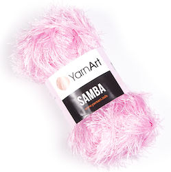 Прежда Yarn Art Samba 100g Цвят 27 Розов бонбон...