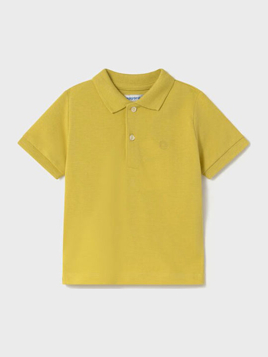 Παιδικό Polo Κοντομάνικο Ωχρα Basic