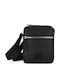 Ethon Herrentasche Schulter / Crossbody Schwarz