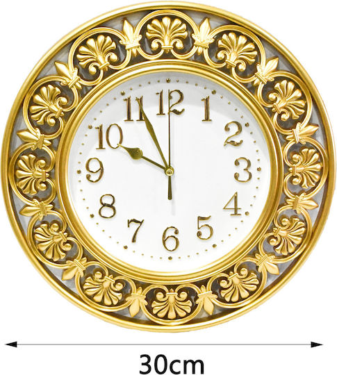 Tpster Wanduhr Gold Ø30cm