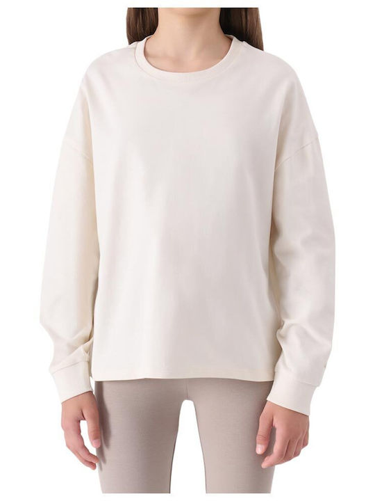 Kinderhemd Langarm Beige