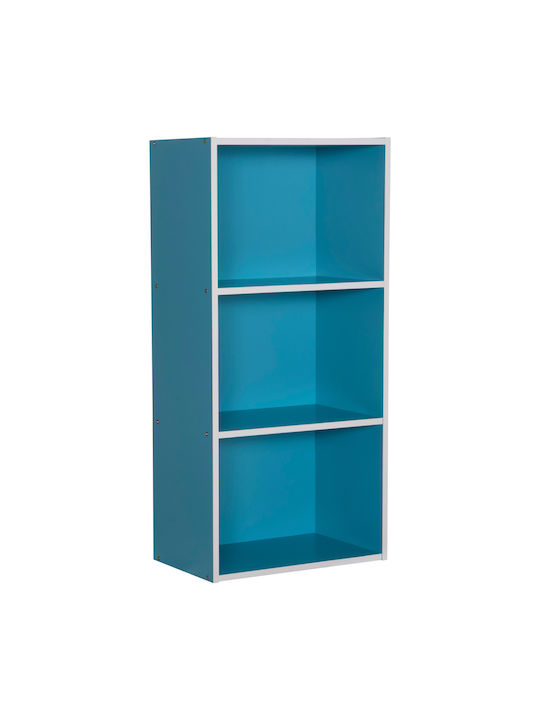 Ράφι Τοίχου Μπλε-λευκή 38.5x23.5x80εκ.