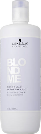 Schwarzkopf Blondme Σαμπουάν Αναδόμησης/Θρέψης & Λάμψης για Ταλαιπωρημένα Μαλλιά 1000ml