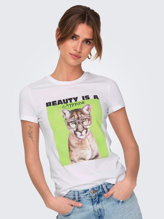 Only Life Women's T-shirt White