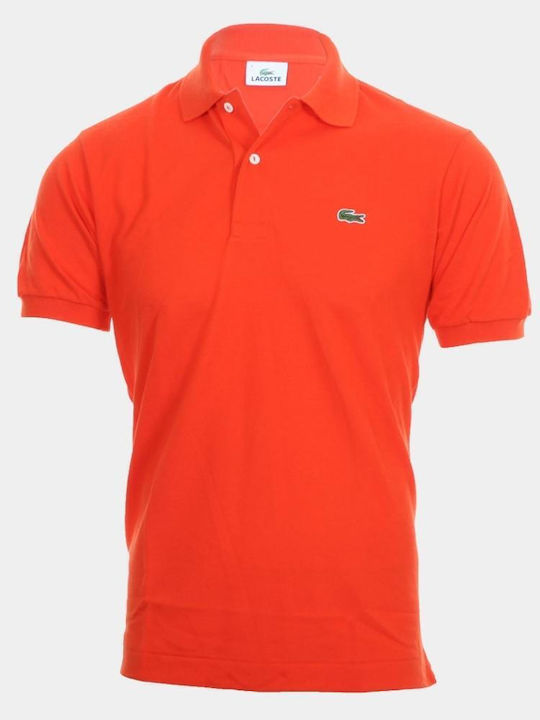 Lacoste Polo Μπλούζα Πορτοκαλι