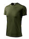Malfini Ανδρικό Διαφημιστικό T-shirt Κοντομάνικο Military