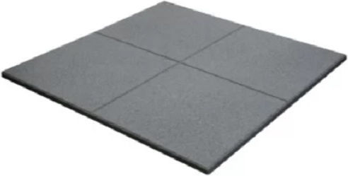 Viking Δάπεδο Παζλ Γυμναστηρίου Γκρι 100x100x2cm 1τμχ