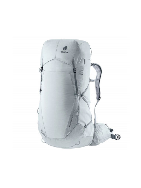 Deuter Aircontact Ultra 50+5 Ορειβατικό Σακίδιο 55lt Αδιάβροχο Γκρι Trekking