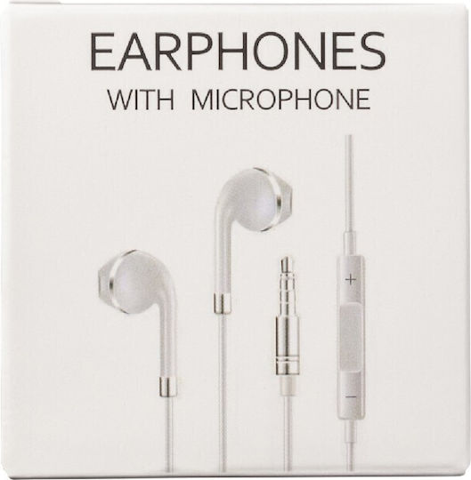 Leki Orange Earbuds Handsfree Headphones with Connector 3.5mm Orange