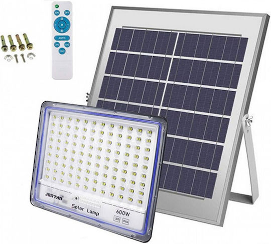 Ηλιακός Προβολέας Led 400w Αδιάβροχος 14080lm Ψυχρό Πάνελ & Τηλεχειριστήριο Jt-bs400w
