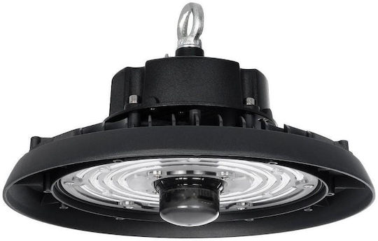 GloboStar Commercial Bell Light 100W Cool White 15000lm with Built-in LED Black Ø26.5xH15cm