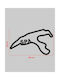 Acrylic Wall Decor F1 Track Spa 20 X 12 Cm Black