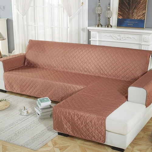 Husă de Canapea Impermeabilă Antiderapantă pentru Animale de Companie, O Bucată, Dimensiune Asamblată Stânga-200x270cm Portocaliu