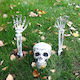 Hand Foot Skull Simulation Horror Decoration Props Bone Hand Skull