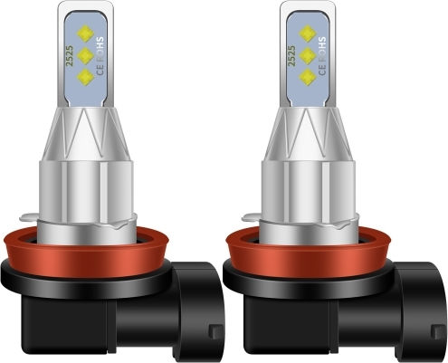 Λάμπες Αυτοκινήτου H16 LED Μπλε 12-24V 12W 2τμχ