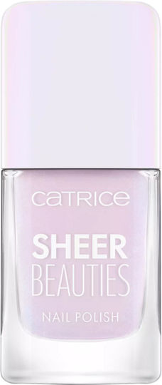 Catrice Cosmetics Sheer Beauties Sheer Βερνίκι Νυχιών 100 Lavender Whispers 10.5ml