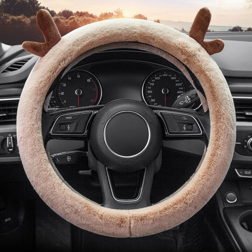 Husă Volan Auto cu Diametru 38cm Din Piele Maro