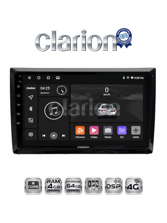 Clarion Auto-Audiosystem für Volkswagen Käfer 2013 > 2019 (Bluetooth/USB/WiFi/GPS/Apple-Carplay/Android-Auto)
