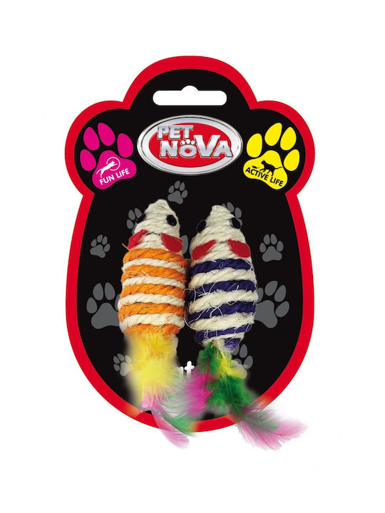 Pet Nova Katzenspielzeug Sisalmaus 7x2cm