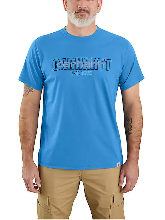 Carhartt T-shirt Engineer Blue Heather