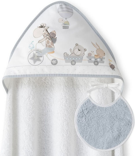 Interbaby Halat De Baie Pentru Bebeluși Cu Glugă