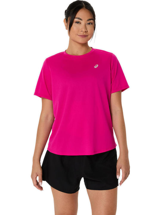 ASICS Γυναικείο T-shirt Φούξια