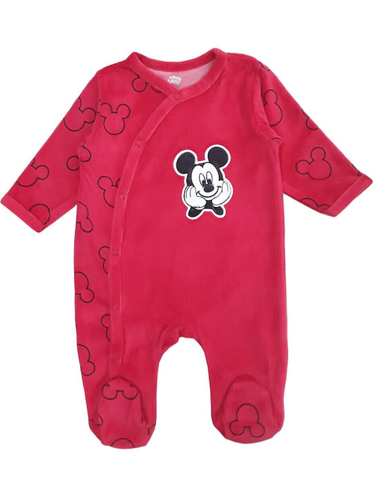 Disney Mickey Φορμάκι Βελουτέ Red