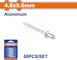Wadfow Πριτσίνια Αλουμινίου M4.8x9.6mm 50τμχ