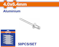 Wadfow Πριτσίνια Αλουμινίου M4x6.4mm 50τμχ