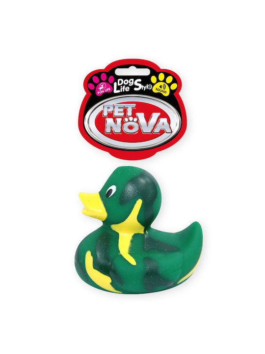 Pet Nova Играчка за куче Зелена Патица 7см