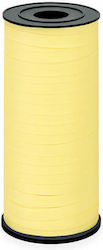 Gelbes Pastell-Plastikballonband 92m
