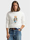 Ralph Lauren Φούτερ Fleece White