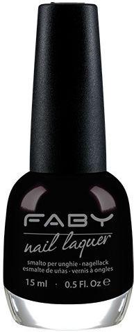 Faby Glossy Βερνίκι Νυχιών Black Is Black! 15ml