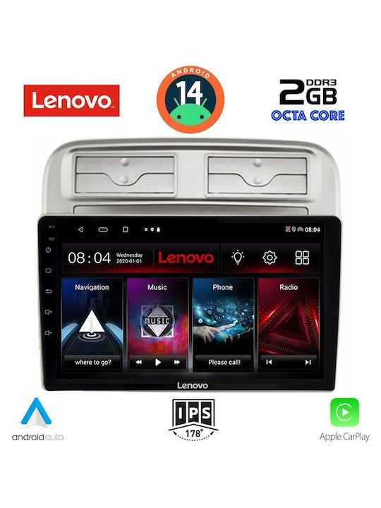 Lenovo Автомобилна Аудио Система (Блутут/USB/AUX/WiFi/GPS/Apple-Carplay/Android-Auto) с Тъчскрийн 9"