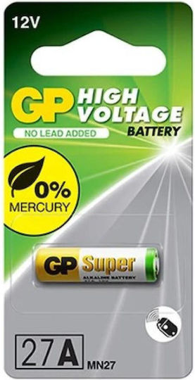 GP Batteries Αλκαλική Μπαταρία A27 12V 1τμχ