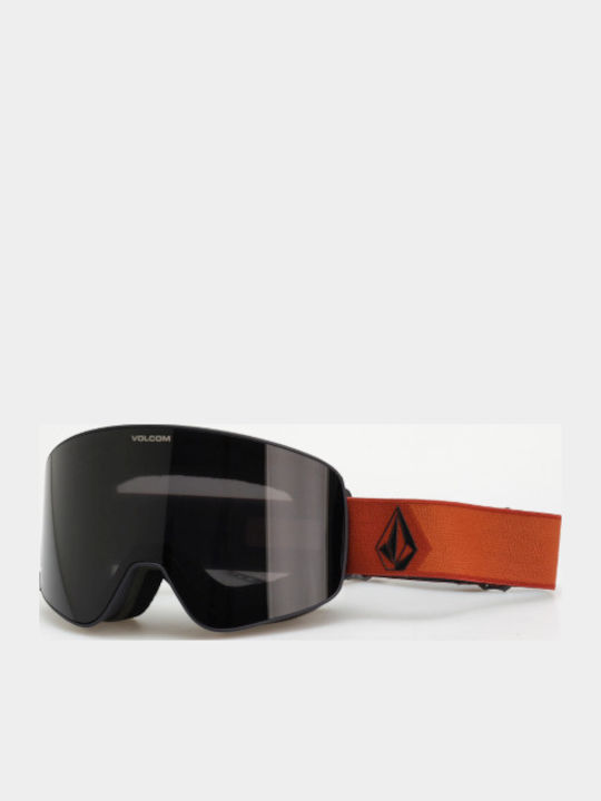 Volcom Odyssey Ski- & Snowboardbrille Erwachsene Braun mit Linse Getönt in Braun Farbe