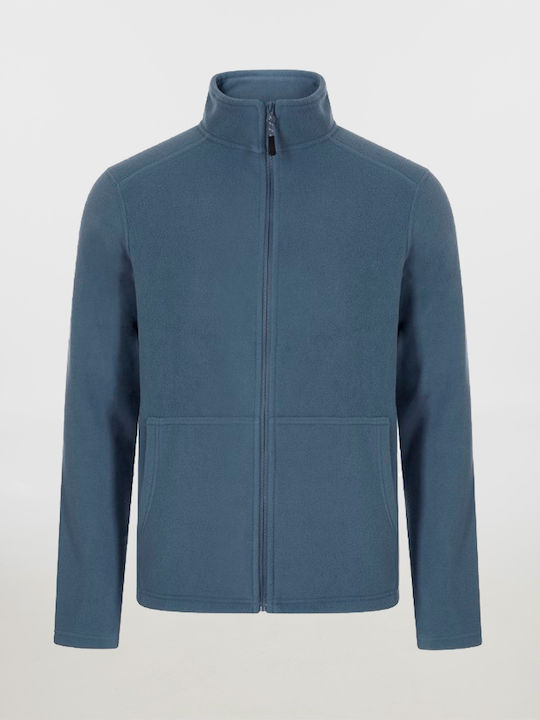 Mukua Men's Fleece Cardigan Glacial Blue