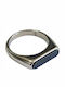 Tatu Moyo Ring with Stones made of Steel