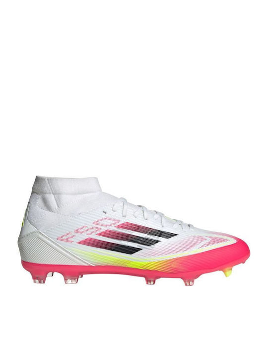 adidas F50 League Football Shoes with Cleats Beige