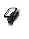 Carcasă Uniq Voute pentru Apple Watch Seria 10 46mm Sticlă Călită Negru