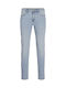Men's Elastic Jeans Pants with Slim Tapered Fit Blue