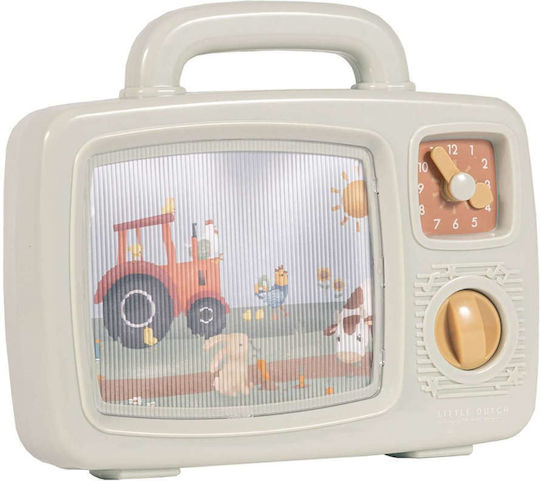 Little Dutch Baby Toy Music Television Little Farm with Music for 12++ Months