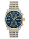 Boss Skytraveller Men's Watch Chronograph Battery with Silver Metal Bracelet