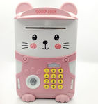 Children's Electronic Code Mouse Piggy Bank Pink