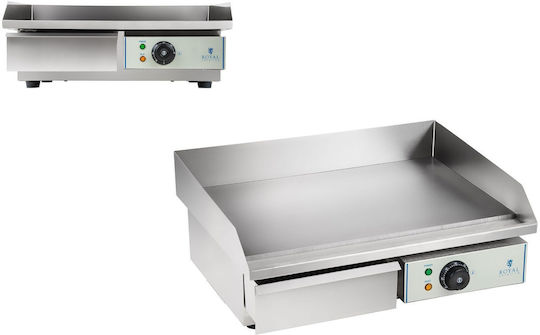 Royal Catering Gewerbliche Flachgrillplatten Elektrisch 3kW mit glatter & geriffelter Platte