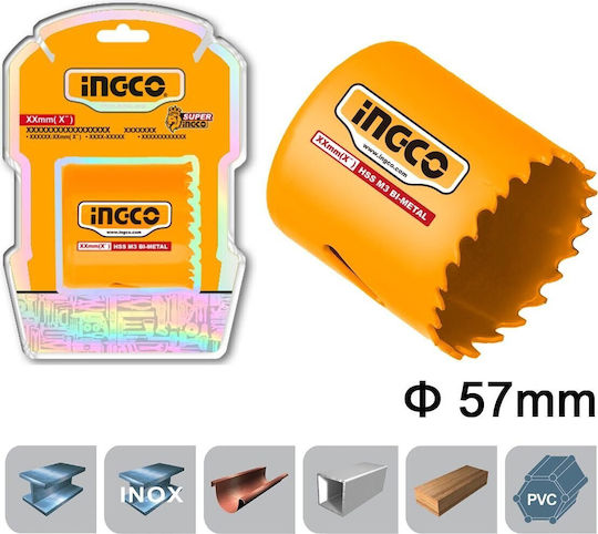 Ingco Diamond Hole Saw HSS for Wood, Metal and Plastic 160gr
